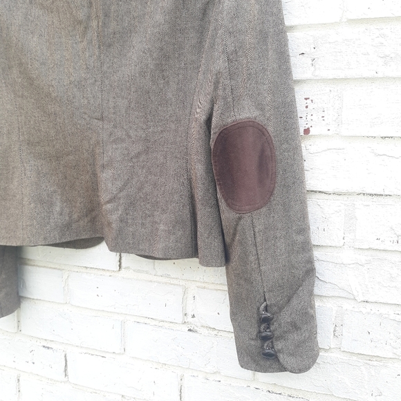 Banana Republic Blazer Wool Blend Elbow Patch - Picture 6 of 9